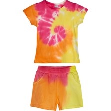 Kız Çocuk Sunset Baskılı Iki Iplik Alt Üst Takım