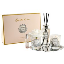 Guerlieandco. Luxury Silver Set Beyaz Gül