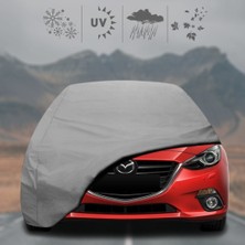 Mazda 3 Sedan (2014 - 2018) Oto Branda Su Geçirmez Miflonlu Araba Brandası Klipsli Araba Çadırı