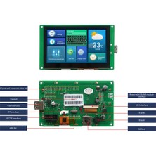 Dwin EKT043 – 4.3” T5L1 Çipli Fonksiyon Geliştirme Kartı