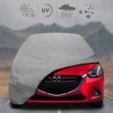 Mazda 2 (2014 - 2022) Oto Branda Su Geçirmez Miflonlu Araba Brandası Klipsli Araba Çadırı