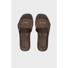 Michael Kors Ayarlanabilir Kayışlı Logolu Terlik 40S5SKFA1B200 Bayan Terlik 40S5SKFA1B 200