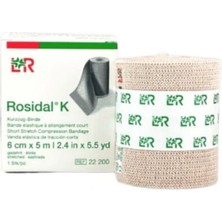 Lohmann & Rauscher Rosidal K Kısa Germe Bandaj Lenfödem Kompresyon Bandajı 6 cm × 5 M
