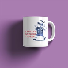 Kupa Bardak - Baba ve Kız Desenli Kupa Bardak - Hediyelik Kupa Bardak