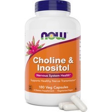 Now Choline Inositol 180 Veg Capsules