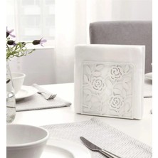 Ikea Beyaz Metal Peçetelik