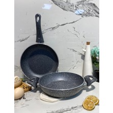 Elvira Granit Sahan Tava Set (18-22 Cm)