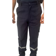 Yan Cep Likralı Kot Iş Pantolonu