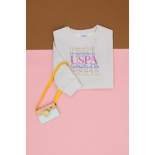 U.S. Polo Assn. Kız Çocuk Taş Sweatshirt 50272635-VR049