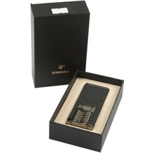 Cohiba 2 Torch Mat Siyah Gunmetal Çakmak