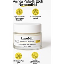LaroMia Anında Parlaklık Veren Nemlendirici Ve Aydınlatıcı Yüz Kremi Tüm Cilt Tipleri 50 ml
