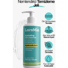 LaroMia Günlük Kullanıma Uygun, Propanediol ve Aloe Vera İçeren Nemlendirici Temizleme Jeli 200 ml