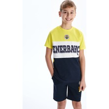 Lc Waikiki Yeni Sezon Bisiklet Yaka Fenerbahce Baskili Erkek Cocuk Tisort - S5DR23Z4