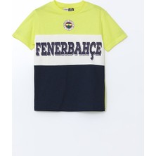Lc Waikiki Yeni Sezon Bisiklet Yaka Fenerbahce Baskili Erkek Cocuk Tisort - S5DR23Z4