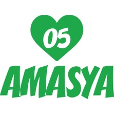 Kalpli 05 Amasya Araba Sticker 17X17 cm Yeşil