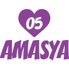 Kalpli 05 Amasya Araba Sticker 17X17 cm Mor