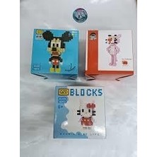 Pembe Panter 595 Parça Mini Blocks