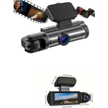 Araç Içi Full Hd Kamera Ön ve Arka Kameralı Ekranlı Araç Kamerası