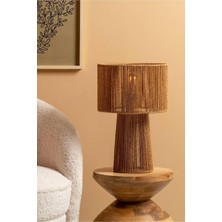 Kağıt Ip Bohem Rustik Modern Iskandinav Tarz Silindir Abajur Aydınlatma Lamba