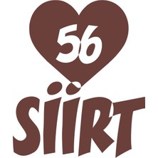 Kalpli 56 Siirt Araba Sticker 17X17 cm Kahverengi