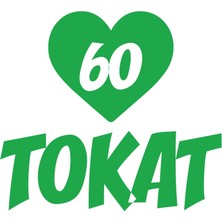 Kalpli 60 Tokat Araba Sticker 17X17 cm Yeşil