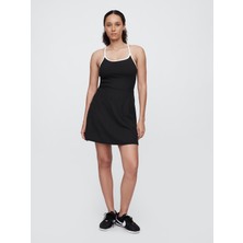 Gap Kadın Siyah Racerback Mini Elbise