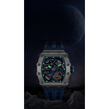 Elemental Serisi – Çelik Otomatik Saat TB8209A Silver - Mavi