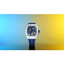 Elemental Serisi – Çelik Otomatik Saat TB8209A Silver - Mavi