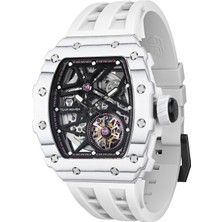 Elemental Serisi – Karbon Fiber Otomatik Saat TB8209CF Beyaz