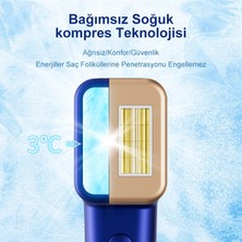 Lazer Epilasyon Cihazı 500.000 Atım 3 Başlık Vücut+Yüz+Özel Bölge Bay-Bayan Epilasyon Ultra Seri Atım Ipl Lazerler