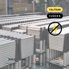 Telescopics 3.3m  Kevlar Yalıtkan/Yüksek Gerilime Dayanıklı Çok Fonksiyonlu Merdiven 20ACKV – 145EKS