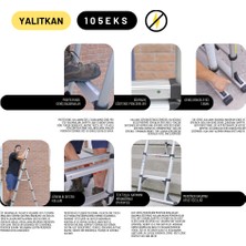 Telescopics 2.1m Kevlar Yalıtkan/Yüksek Gerilime Dayanıklı Çok Fonksiyonlu Merdiven 20ACKV - 105EKS
