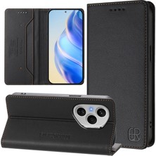 Xshine Honor 400 Pro 5g Deri Kılıf Telefon Kılıfı Rfıd Engelleme Cüzdan Standı ile (Yurt Dışından)