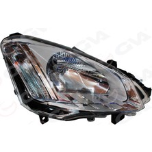 Far Sinyal Sağ Berlingo 2012 Elektrikli H4 Motorlu Ledli Dpmah