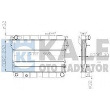Motor Su Radyatörü [ Tofaş M131 Ym 2 Sira Al+Pl ] Dpmah