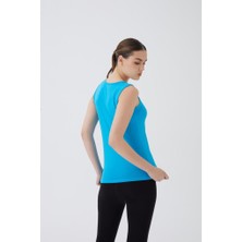 Almila Sıfır Kol U Yaka Kadın Body T-Shirt 2049