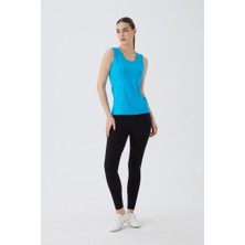 Almila Sıfır Kol U Yaka Kadın Body T-Shirt 2049