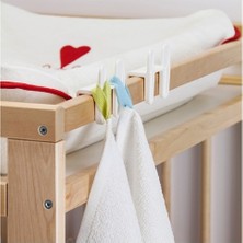 IKEA Önsklıg 4 Parça Bebek Alt Değiştirme Kapları,  Beyaz Bebek Bakım Ürünleri