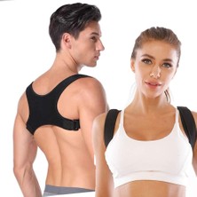 Ankaflex Unisex Siyah Kelebek Dik Durus Korsesi Kamburlu Önleyici Terletmez Korse Vidar Sync 17062021