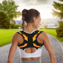 Ankaflex Unisex Siyah Kelebek Dik Durus Korsesi Kamburlu Önleyici Terletmez Korse Vidar Sync 17062021