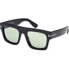 Tom Ford Tf 0711 01N 53 Unisex Kare Siyah Kemik Güneş Gözlüğü