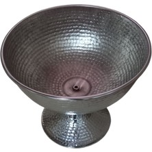 Saksı Metal Ayaklı Nikel 23 cm