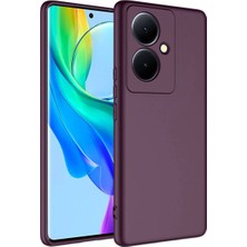 Vivo V29 Lite 5g Kılıf Kamera Korumalı Lansman Kadife Iç Yüzeyli (Şık Tasarım) Silikon Kap