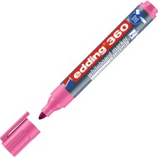 Edding Cap Off E-360 Beyaz Tahta Kalemi Pembe Yuvarlak 1,5-3 mm Uç 1 Adet Dayanıklı Kullanım