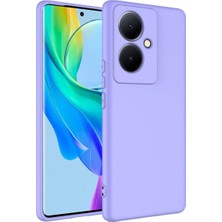 Vivo V29 Lite 5g Kılıf Kamera Korumalı Lansman Kadife Iç Yüzeyli (Şık Tasarım) Silikon Kap