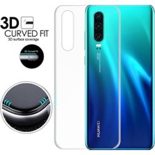 Ehr. Huawei P30 ile Uyumlu Ön Arka Koruma Full Body Jelatin