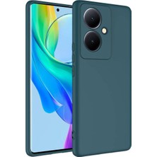 Vivo V29 Lite 5g Kılıf Kamera Korumalı Lansman Kadife Iç Yüzeyli (Şık Tasarım) Silikon Kap