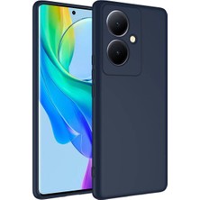 Vivo V29 Lite 5g Kılıf Kamera Korumalı Lansman Kadife Iç Yüzeyli (Şık Tasarım) Silikon Kap