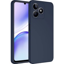 Realme C53 Kılıf Kamera Korumalı Lansman Kadife Iç Yüzeyli (Şık Tasarım) Silikon Kapak