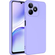 Realme C53 Kılıf Kamera Korumalı Lansman Kadife Iç Yüzeyli (Şık Tasarım) Silikon Kapak